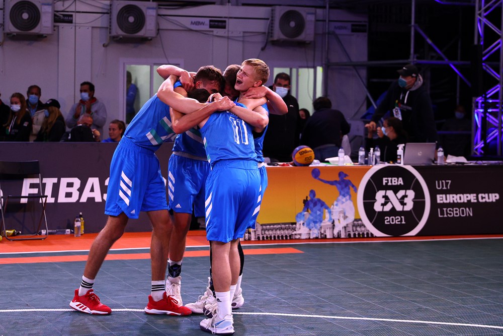 第一屆FIBA三人籃球U17歐洲盃，男子組冠軍由斯洛文尼亞奪得