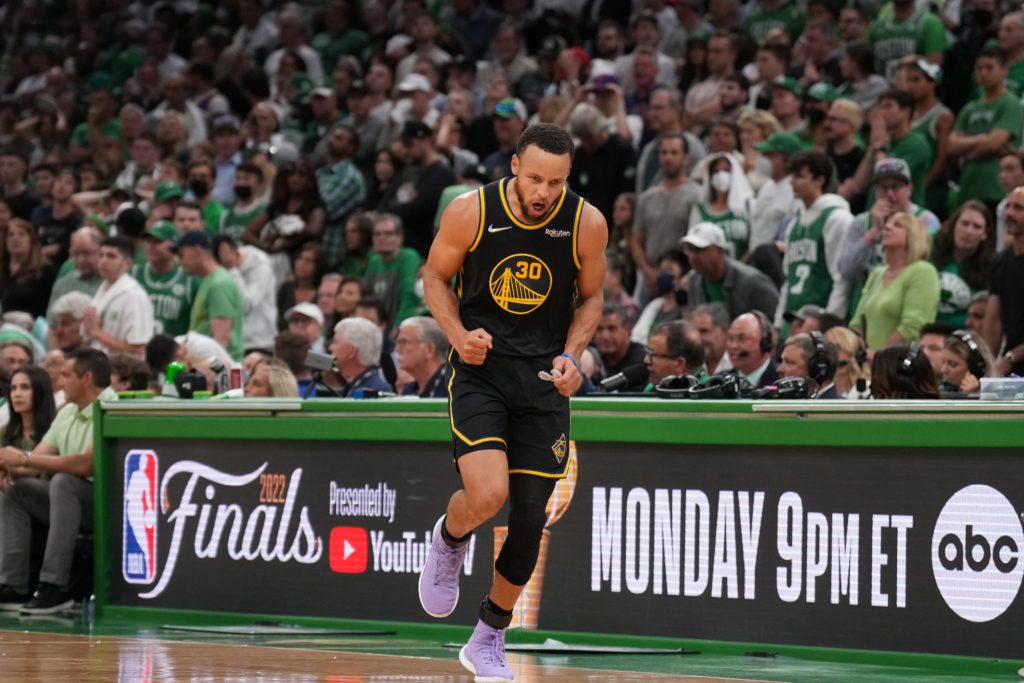Stephen Curry Warriors Celtics Game 4
