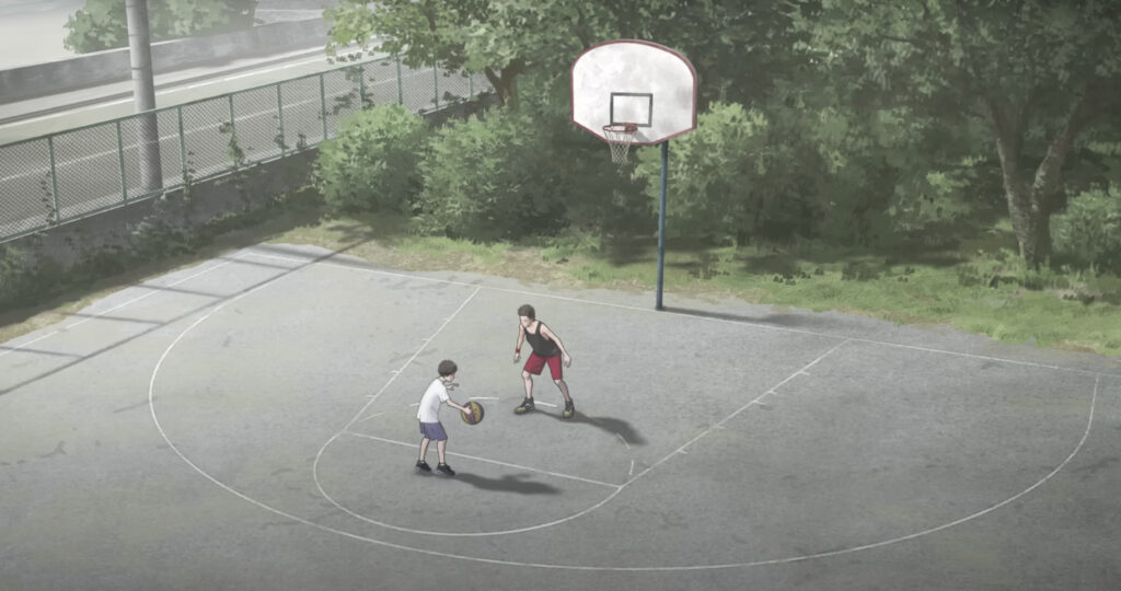 宮城良田跟宮城宗太小時候打籃球的地方（圖片：電影截圖）