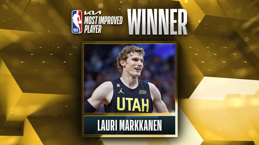 NBA 最佳進步球員 Lauri Markkanen