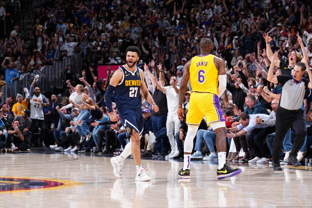 Jamal Murray在第四節攻入23分，全場得37分，助Nuggets擊敗Lakers，贏下Game 2賽事。（圖片：Bleacher Report）