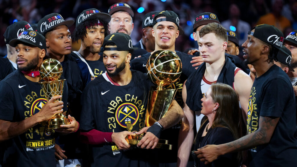 由十字韌帶撕裂到NBA總冠軍，這兩年一路走來，讓Jamal Murray百感交集。（圖片：AP Photo/Jack Dempsey）
