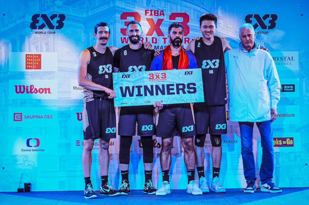 塞爾維亞球隊Ub Huishan NE六度奪得FIBA三人籃球巡迴賽的大師賽冠軍。（圖片：FIBA）