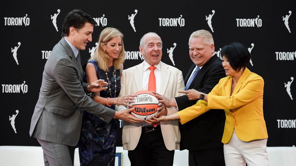WNBA宣布於加拿大多倫多建立一支新球隊，成為聯盟第一支在美國以外的球隊。（圖片：CTV News Toronto）